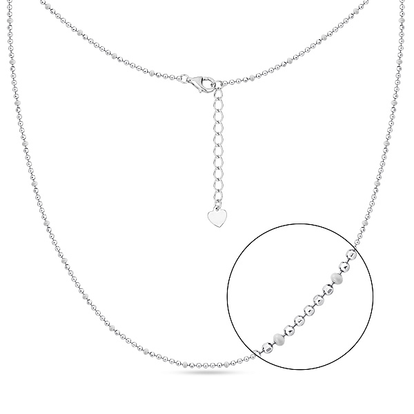 Серебряное колье с эмалью без камней (арт. 7507/2510еб) – изображение 1