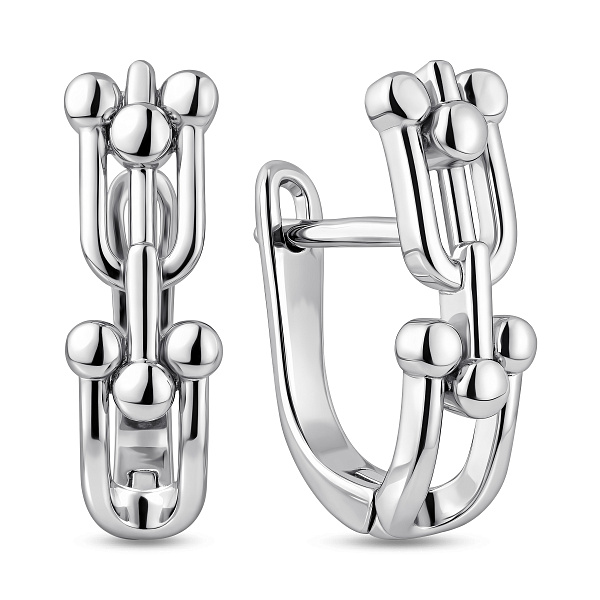 Серебряные серьги (арт. 7502/10164) – изображение 1