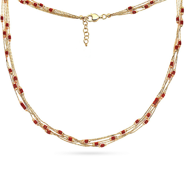 Золотое колье Francelli без камней (арт. 351581жк) – изображение 1