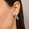 Серьги из белого золота Francelli (арт. 1091850б) – изображение 2
