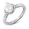 Серебряное кольцо с жемчугом (арт. 7501/4058/1жб) – изображение 2