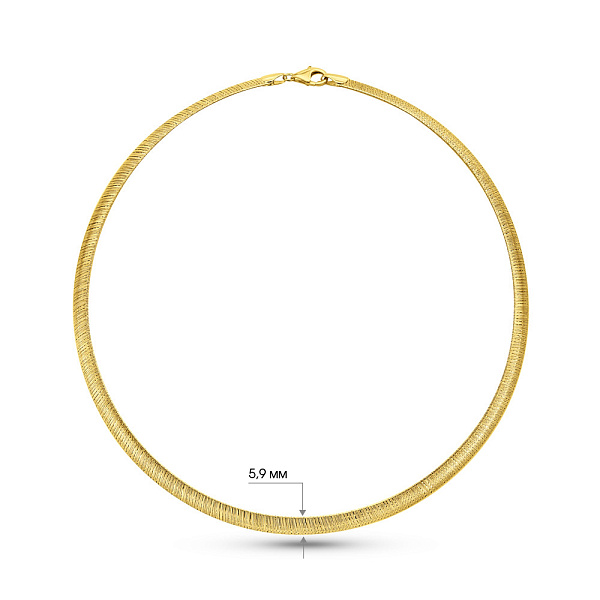 Золотое колье Francelli (арт. 352851ж) – изображение 4
