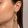Серьги из желтого золота Francelli (арт. 1091680ж) – изображение 2