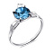 Кольцо из серебра с топазом (арт. 7501/606Плкп) – изображение 2
