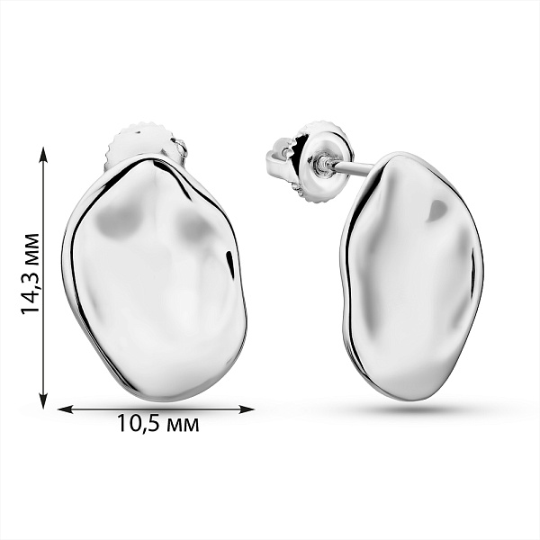 Серьги из серебра (арт. 7518/2187257) – изображение 3