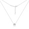 Серебряное колье с подвесками с фианитами (арт. 7507/2408) – изображение 2