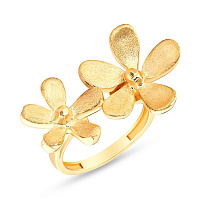 Золота каблучка Francelli Квіти (арт. 141205ж)