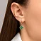 Серьги из красного золота с малахитом (арт. 105693/10млх) – изображение 2