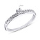 Серебряное кольцо с фианитами (арт. 7501/11017р) – изображение 2