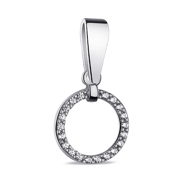 Серебряный подвес с фианитами (арт. 7503/1935) – изображение 1