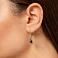 Сережки из золота с сапфиром и бриллиантами (арт. С011108с) – изображение 3