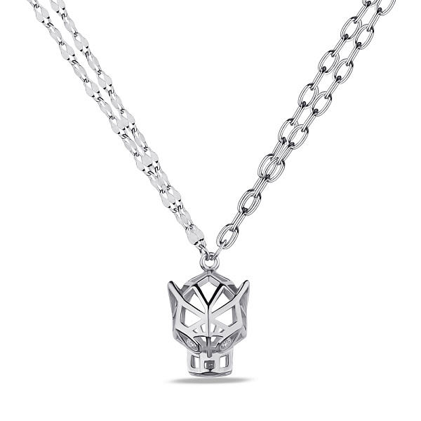 Серебряное колье Пантера с фианитами (арт. 7507/2173) – изображение 1
