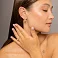 Серьги из желтого золота с фианитами (арт. 1092016ж) – изображение 4