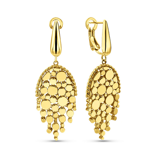 Серьги из желтого золота Francelli (арт. 1091330ж) – изображение 1