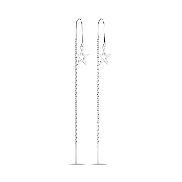 Серьги-протяжки из серебра (арт. 7502/С2/1551) – изображение 1