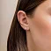 Серьги из красного золота Лýна с эмалью (арт. 111274еп) – изображение 5
