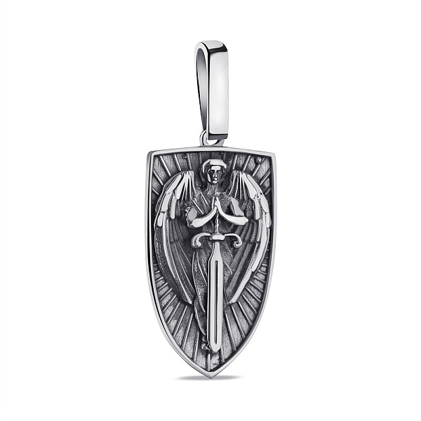 Серебряная ладанка Архангел Михаил (арт. 7917/1112пю) – изображение 1