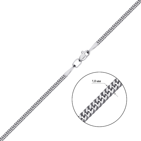 Серебряная цепочка плетения Ромб (арт. 0303004) – изображение 2