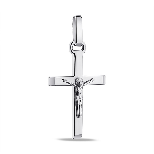 Серебряный крестик с распятием (арт. 7504/2-6085.0.2) – изображение 1