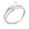 Серебряное кольцо с одним фианитом (арт. 7501/1570К) – изображение 4