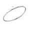 Серебряный жесткий браслет без камней (арт. 7509/3818/3) – изображение 2