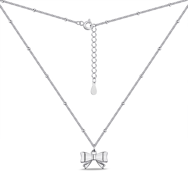 Серебряное колье Бантик (арт. 7507/1902) – изображение 2
