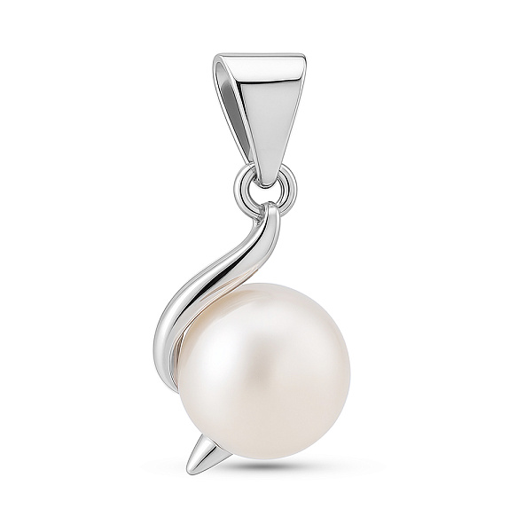 Серебряный подвес с жемчугом (арт. 7503/2186601жб) – изображение 1