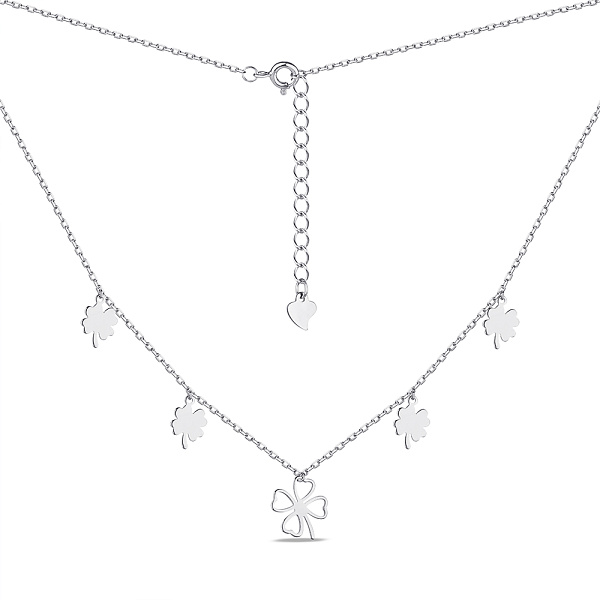 Серебряное колье без камней (арт. 7507/КЛ2/3022) – изображение 2