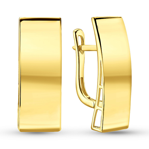 Серьги из желтого золота (арт. 109481ж) – изображение 1