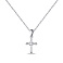 Колье из серебра с фианитом (арт. 7507/1794) – изображение 1