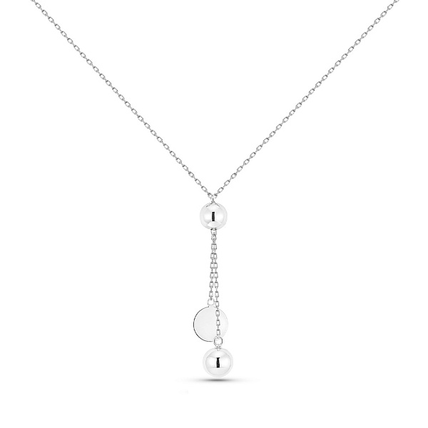 Серебряное колье без камней (арт. 7507/2332) – изображение 1