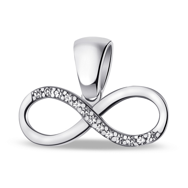 Серебряный подвес Бесконечность (арт. 7503/4204) – изображение 1