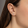 Серьги из белого золота с бриллиантами (арт. Т011818010б) – изображение 2