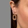 Серьги-подвески из красного золота (арт. 1092088) – изображение 2