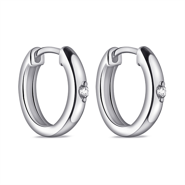 Серебряные серьги с фианитами (арт. 7502/9788/15) – изображение 1