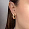 Серьги из красного золота (арт. 1091646) – изображение 2