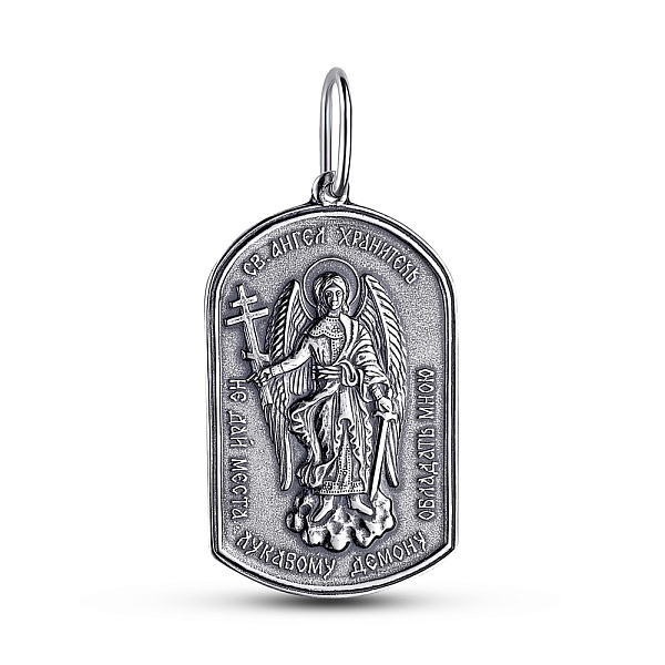 Серебряная ладанка с чернением  (арт. 7917/3207/1-ч) – изображение 1
