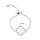 Серебряное кольцо Клевер с цепочкой (арт. 7501/8390/9п) – изображение 2