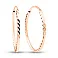 Серьги-кольца из красного золота (арт. 121903/15) – изображение 1