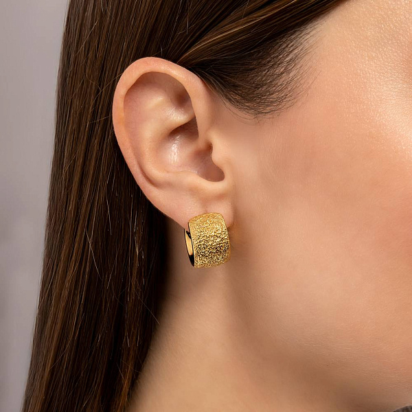 Золотые серьги Francelli (арт. 1091870/15ж) – изображение 2