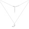 Серебряное колье с подвеской с опалом (арт. 7507/2620Поб) – изображение 3