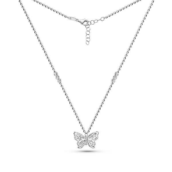 Колье из белого золота Бабочка Francelli (арт. 352660б) – изображение 2