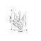 Золотой значок Герб Украины-Трезубец (арт. 360009б) – изображение 3