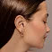 Серьги из красного золота с фианитами (арт. 111434) – изображение 3