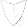 Серебряное колье с жемчугом и с монетками Trendy Style (арт. 7507/1502жб) – изображение 1
