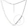 Серебряное колье с жемчугом и с монетками Trendy Style (арт. 7507/1502жб) – изображение 1