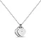 Серебряное колье Сердце с фианитом (арт. 7507/1585) – изображение 1