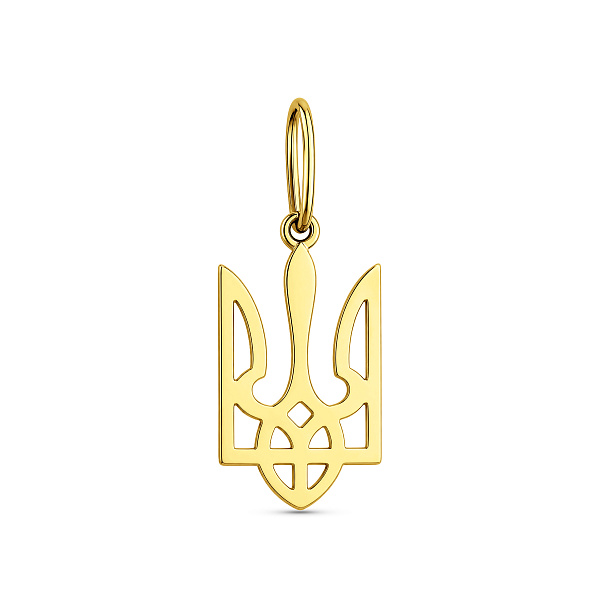Золотая подвеска Трезубец (арт. 440579ж) – изображение 1