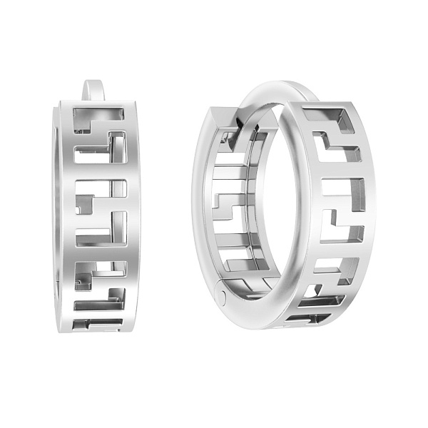 Серьги из белого золота  Олимпия (арт. 110919б) – изображение 1