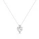 Серебряное колье Сердце с фианитами (арт. 7507/2499) – изображение 1